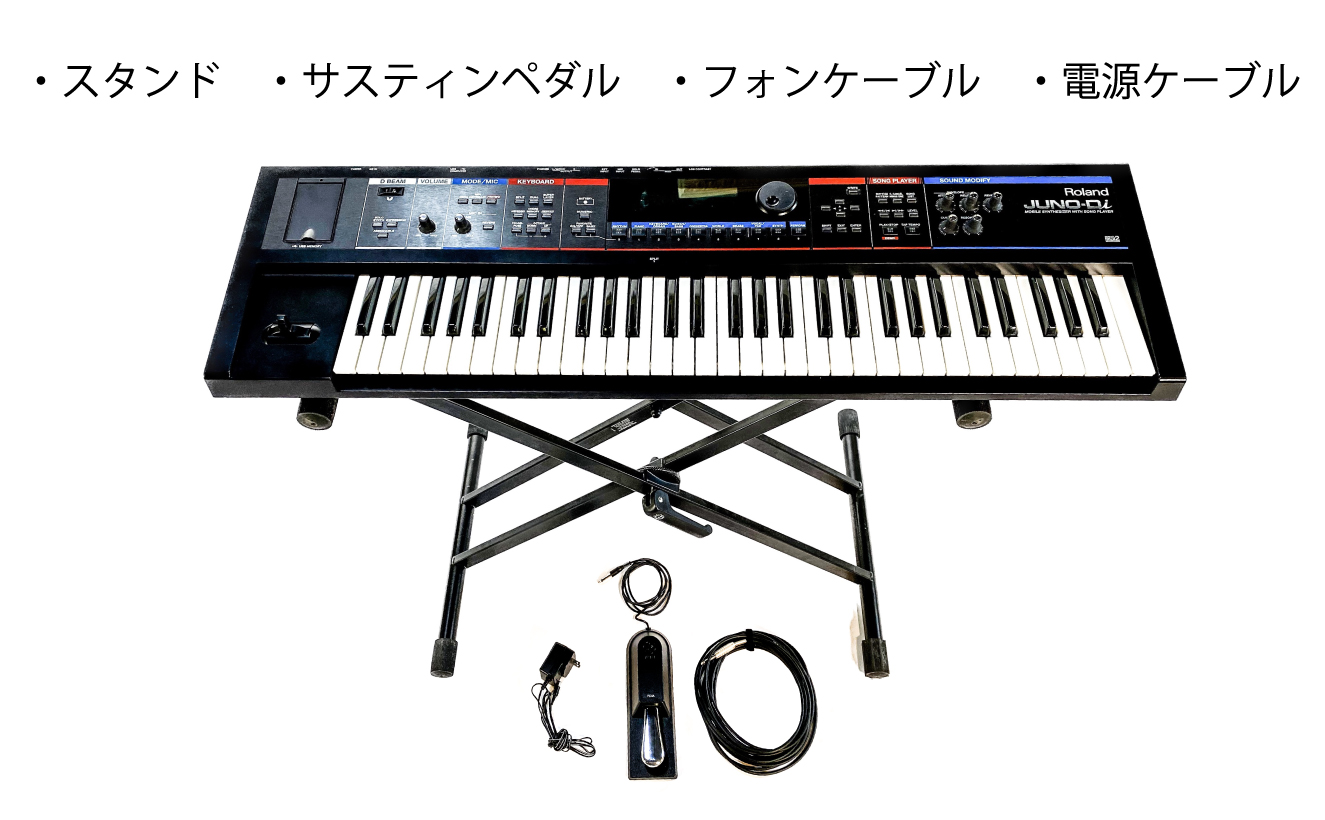 ローランド モバイル シンセサイザー JUNO-Di ブラック 61鍵盤 Roland ローランド JUNO-Di シンセサイザー